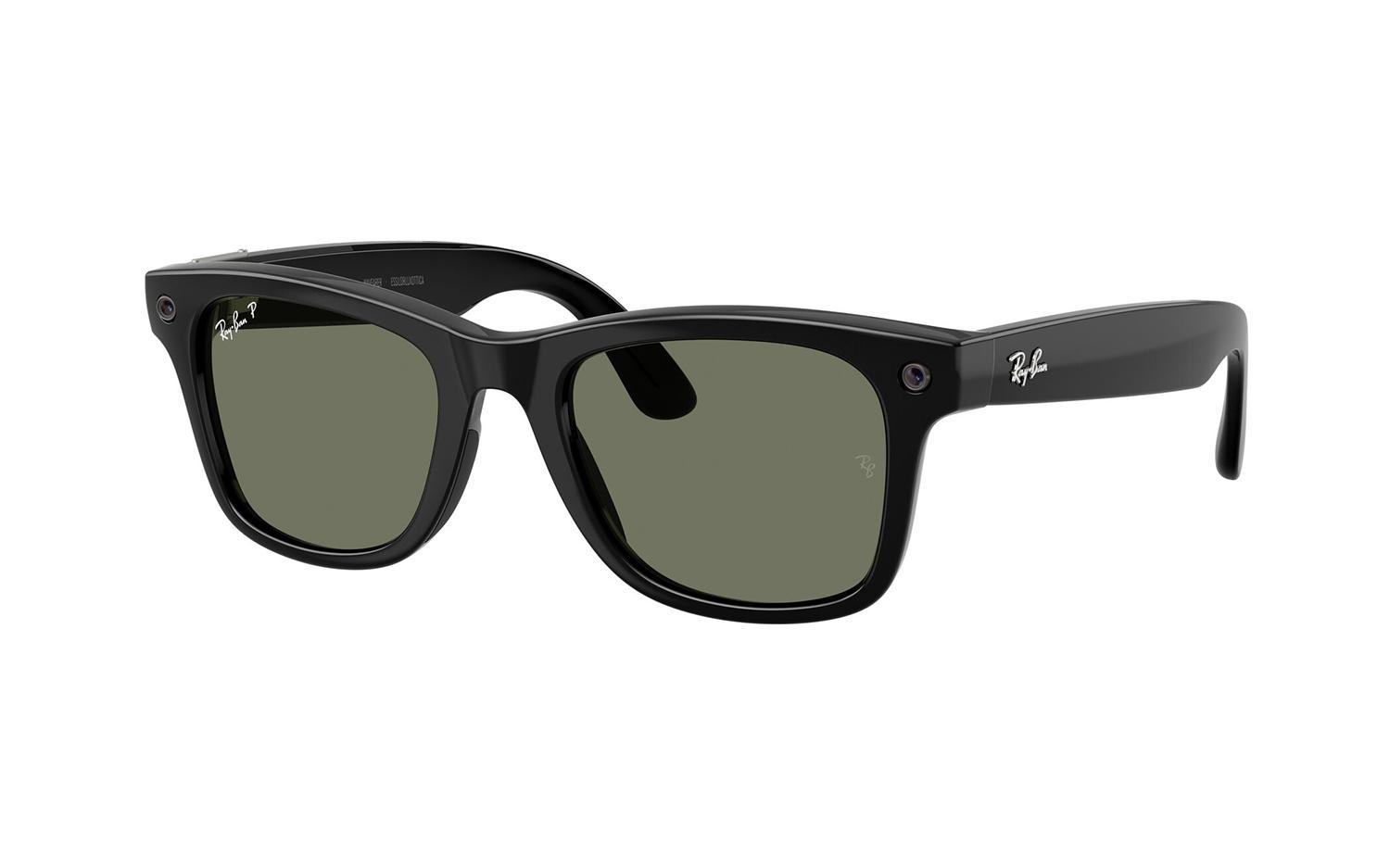 Ray-Ban Meta Wayfarer with G15 green polarised lenses